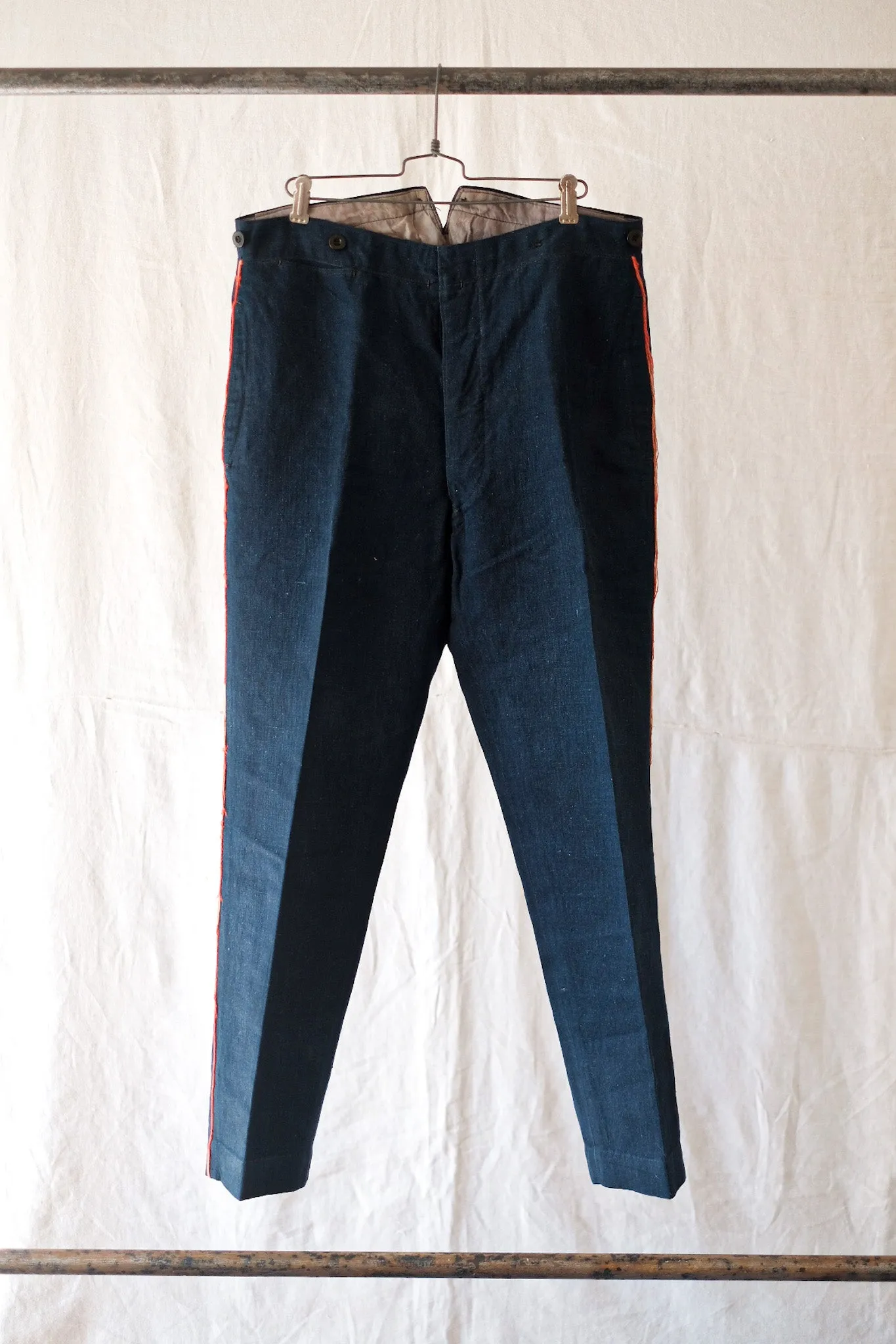[~ 10's] Pantalon français vintage indigo metis