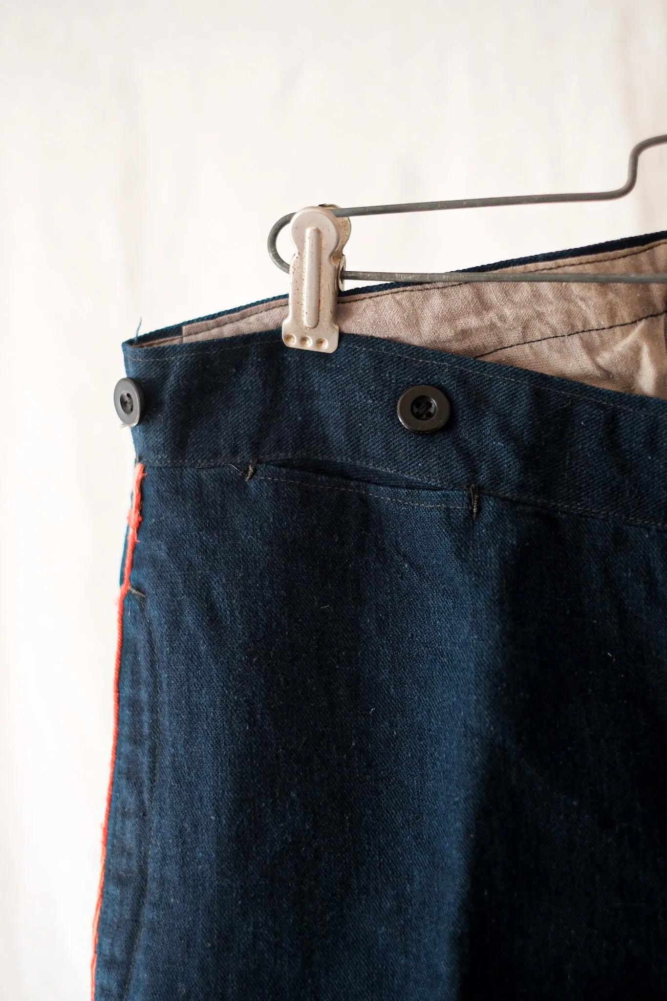 [~ 10's] Pantalon français vintage indigo metis