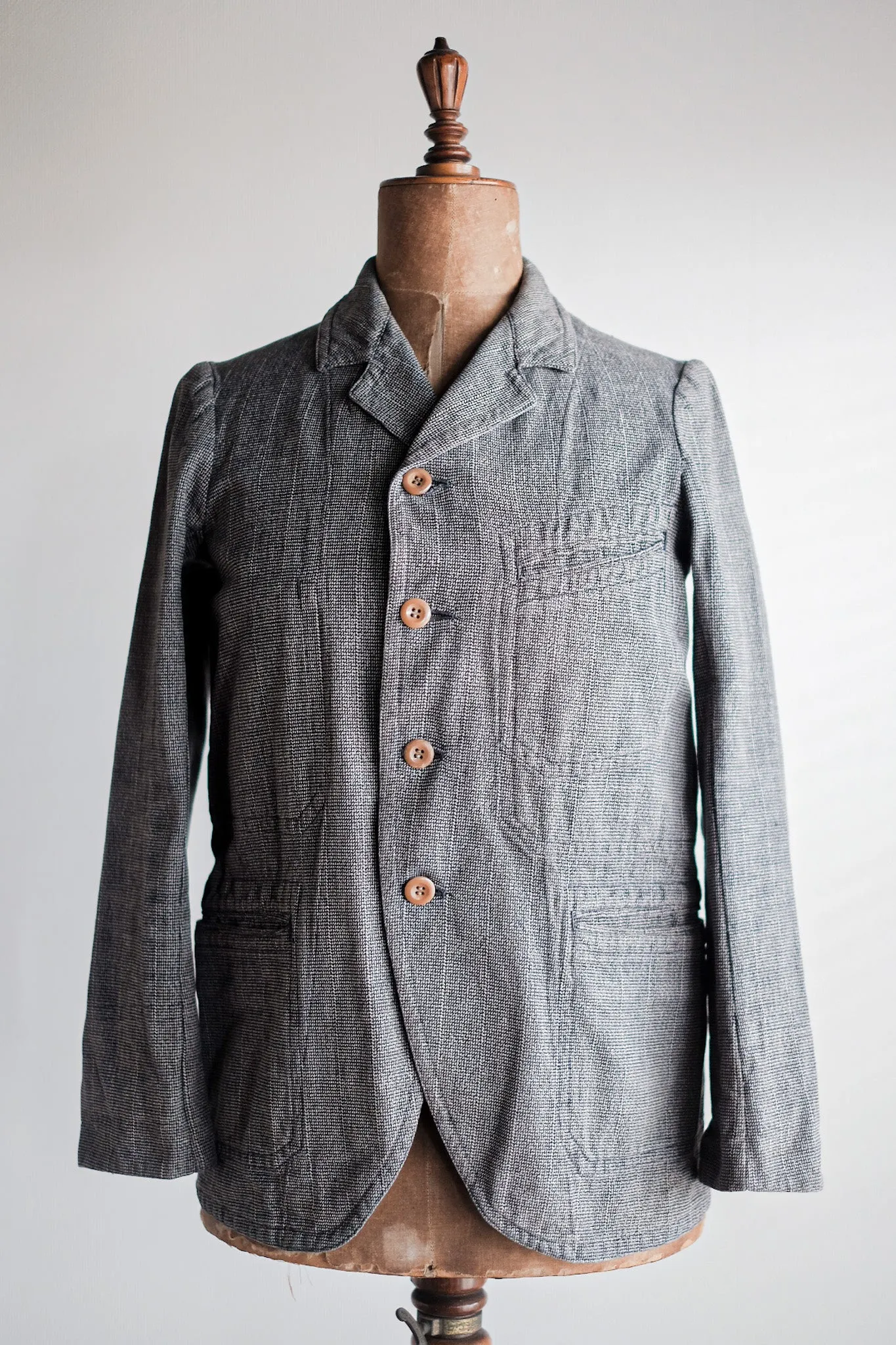[~ 30's] Veste de sacs de coton vintage français
