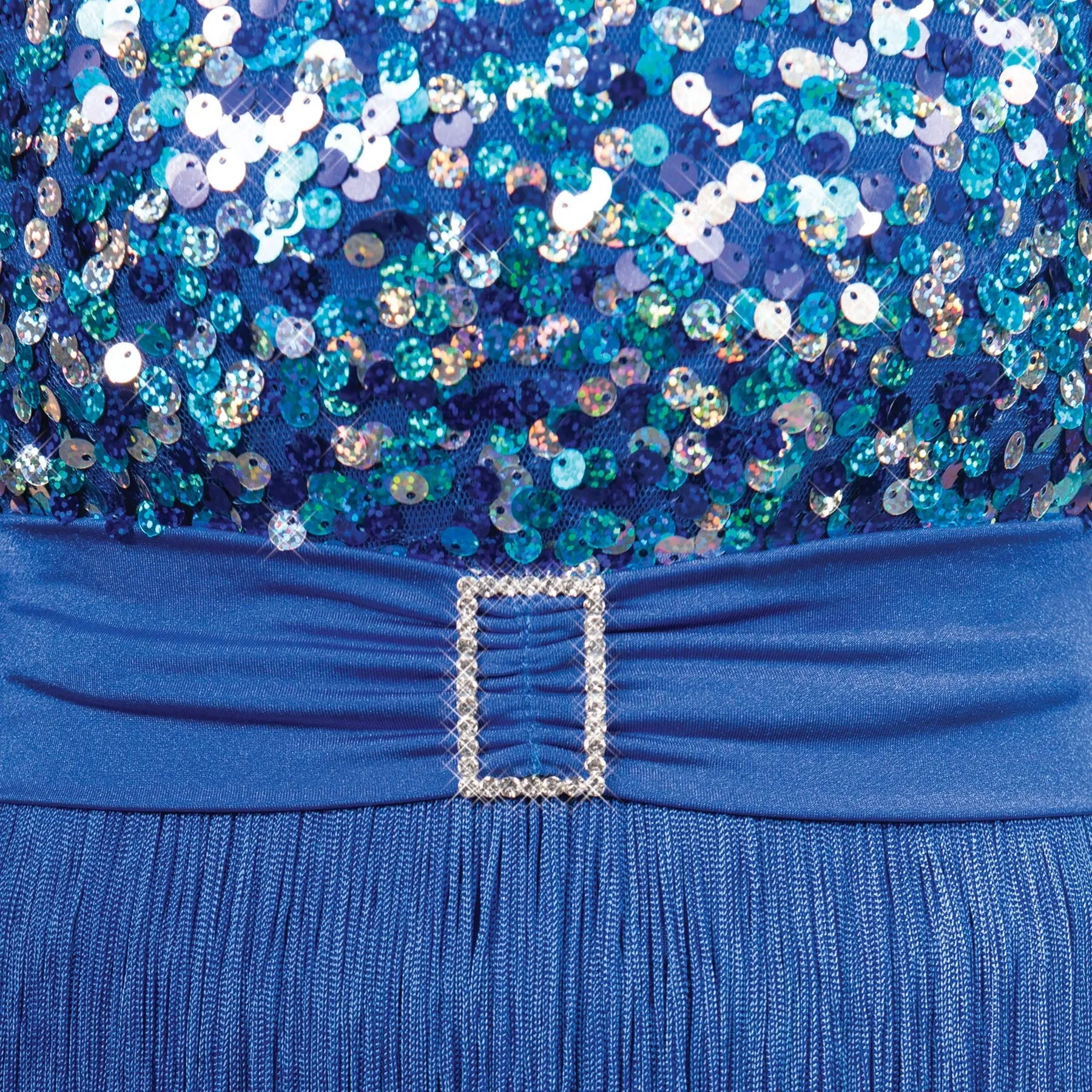 1st Position Académique Pailleté Jupe à Franges