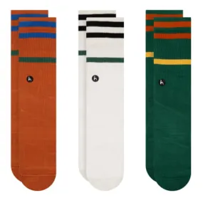 3-Pack Chaussettes Rayures E