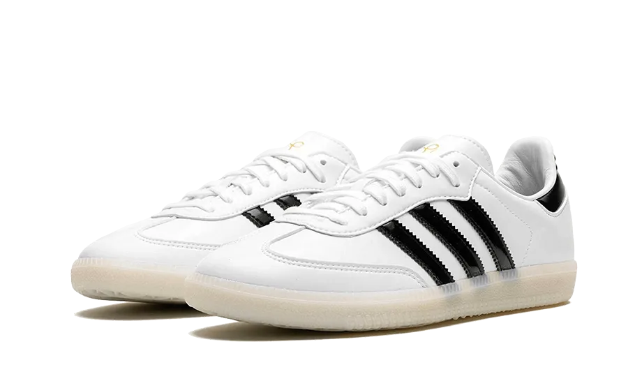 Adidas Samba Jason Dill White Black Patent