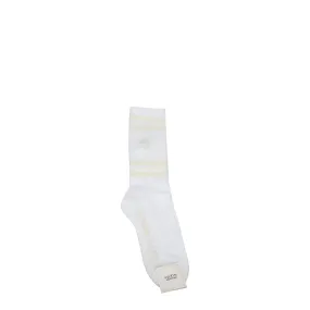 Alexander McQueen Chaussettes et chaussettes Men Coton blanc / beurre
