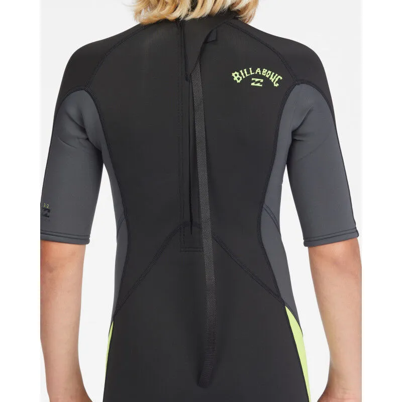 Billabong 2/2 mm Absolute Springsuit Chest Zip SS - Combinaison de surf enfant | Hardloop