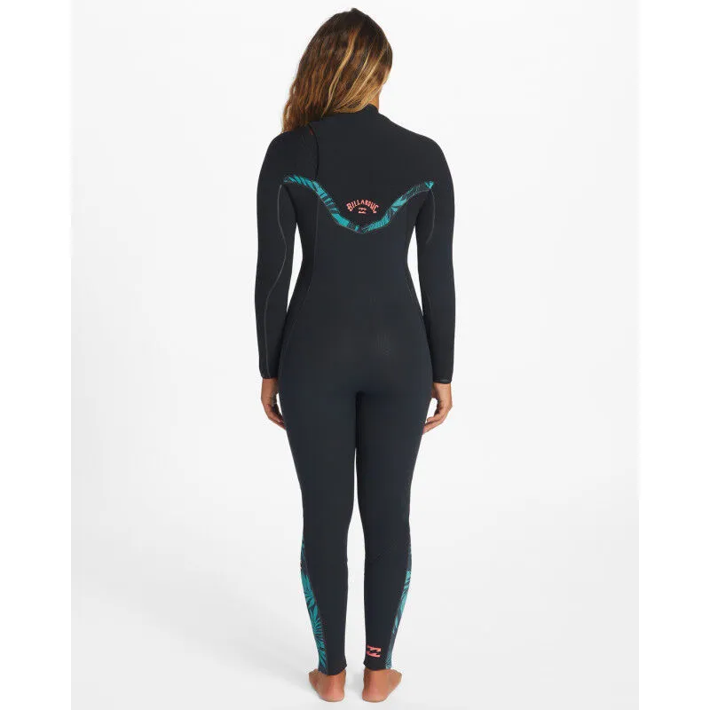 Billabong 4/3 mm Furnace Comp Chest Zip - Combinaison de surf femme | Hardloop