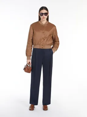 Blouson bomber réversible en toile imperméable