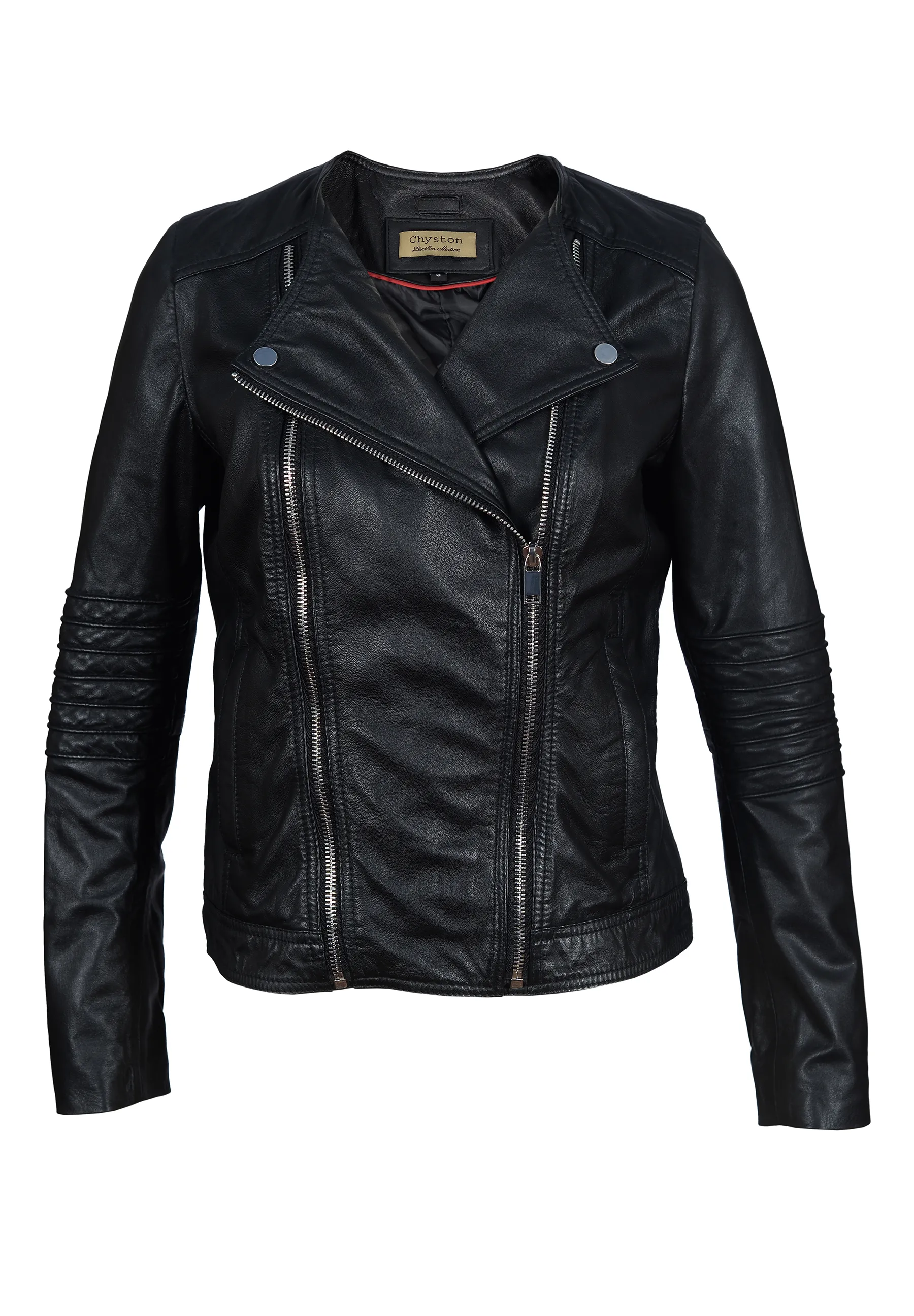 Blouson en cuir style perfecto JORGIA