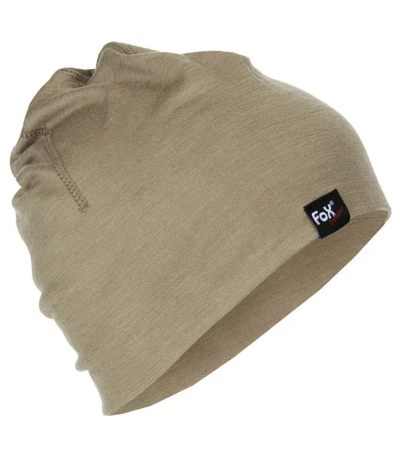 Bonnet Beanie laine Merinos coyote