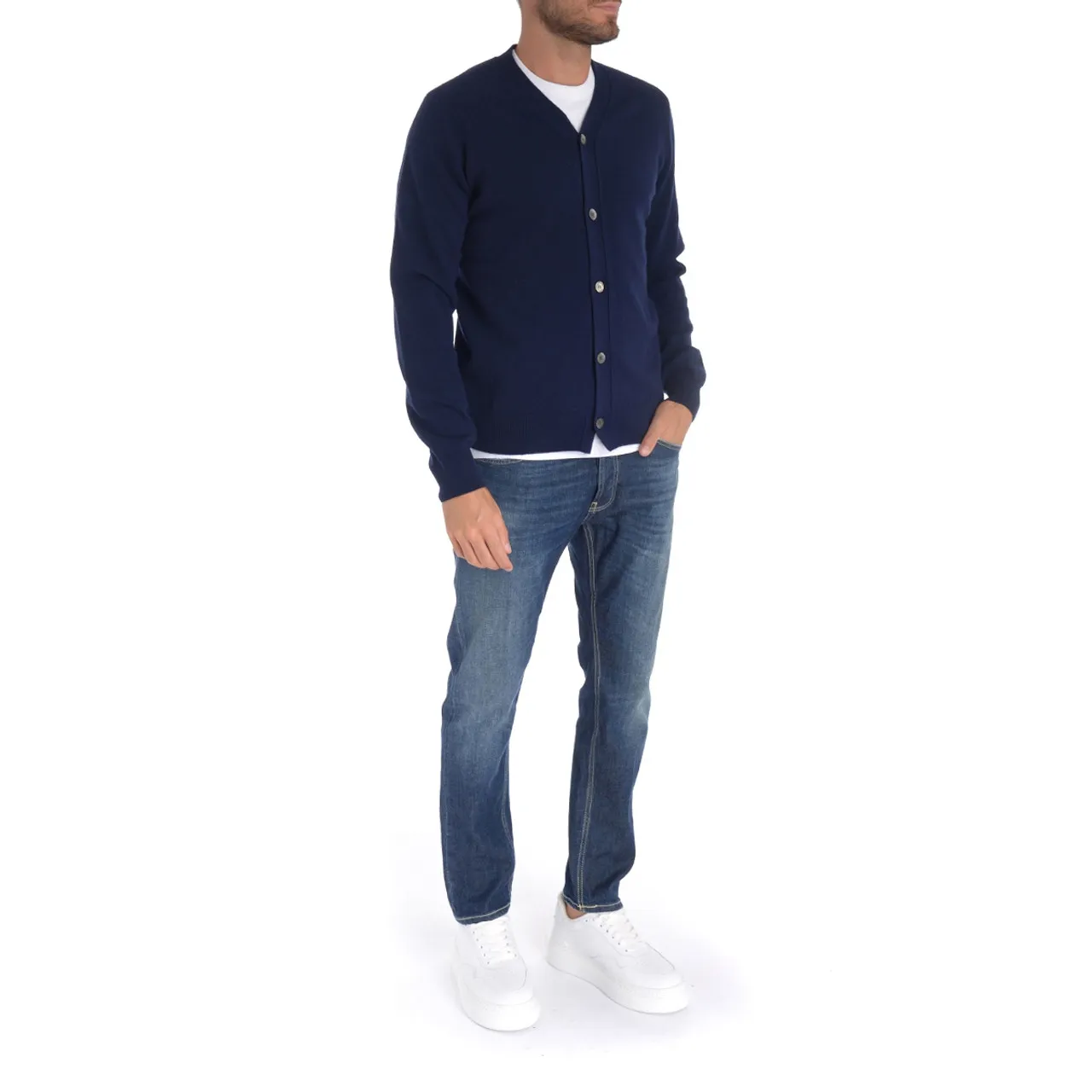 Cardigan Comme Des Garçons bleu