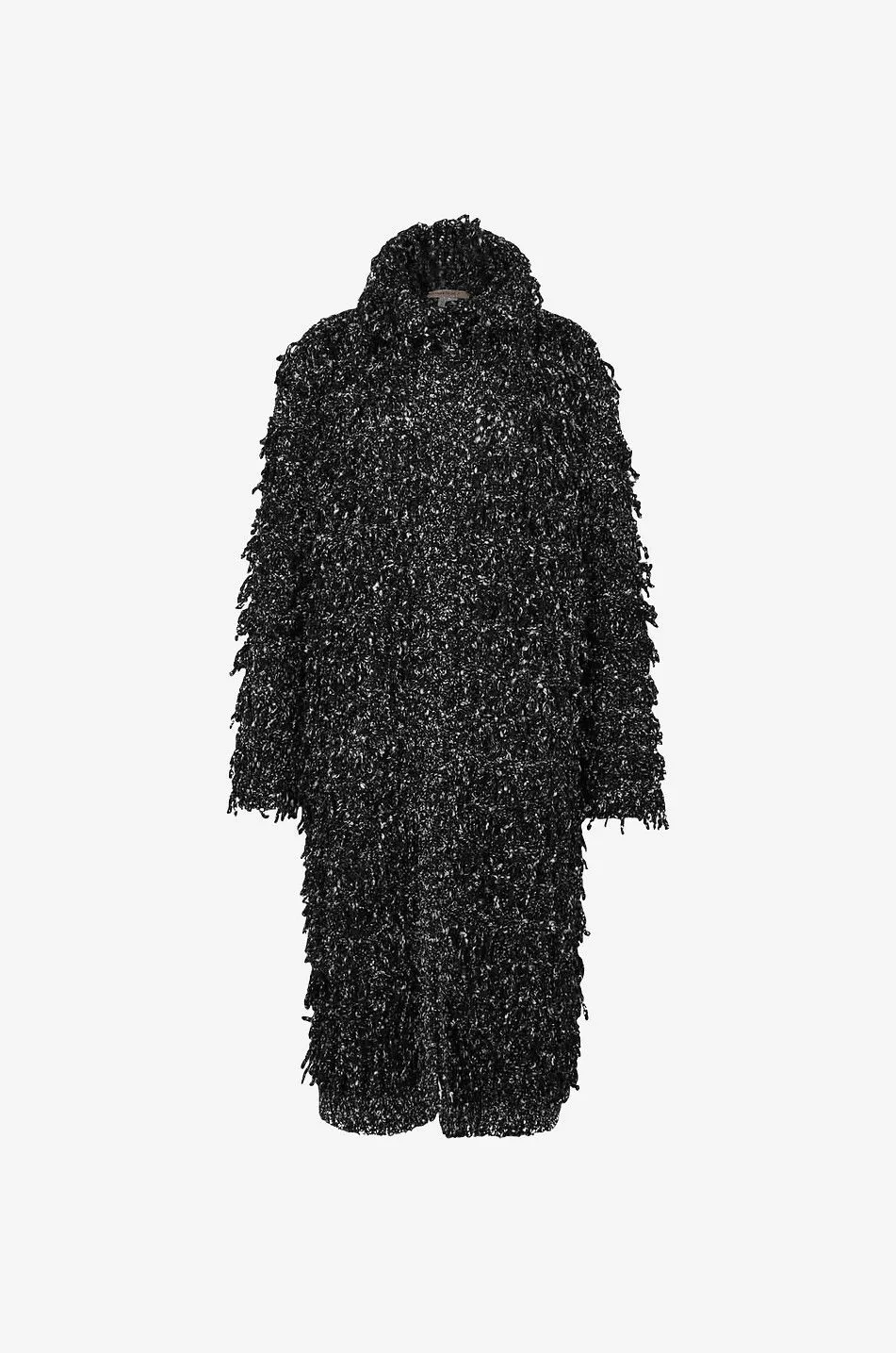 Cardigan long en coton mélangé