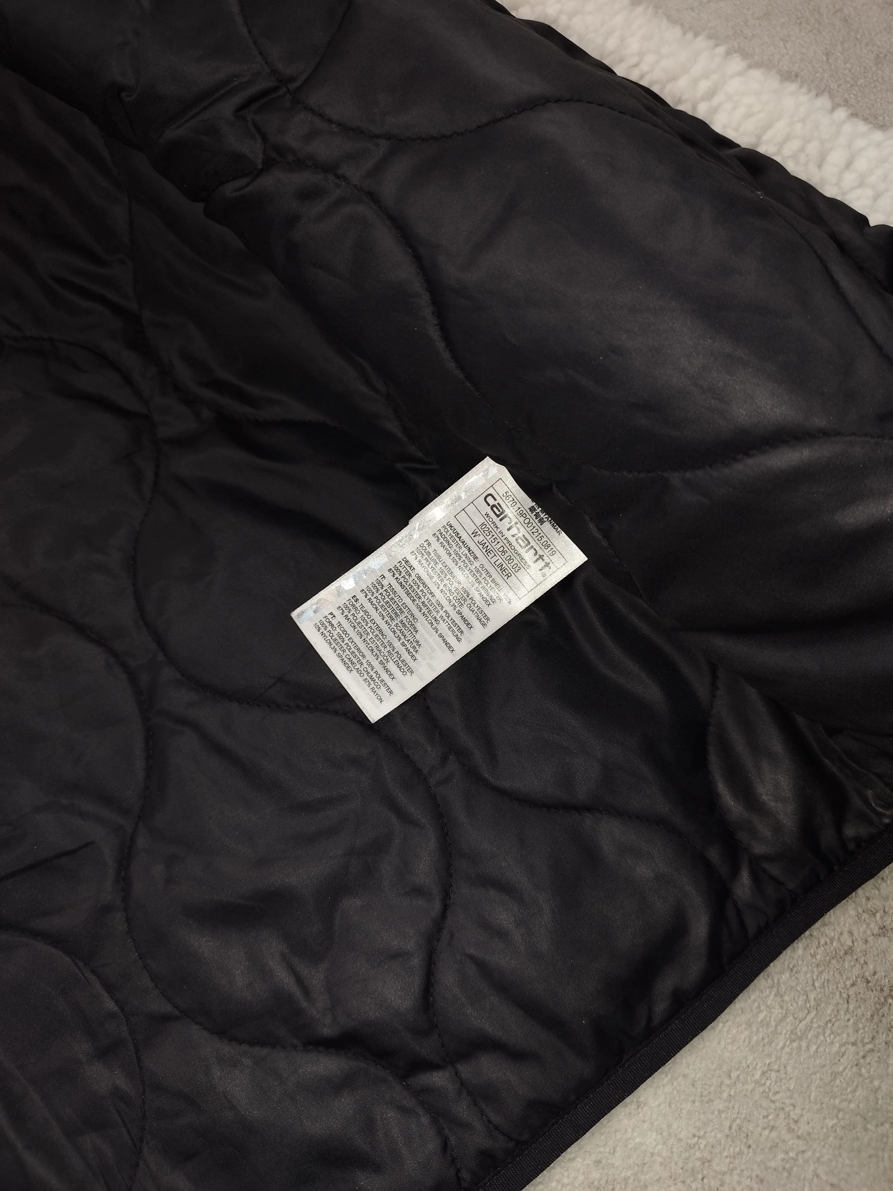 Carhartt - Polaire zippée blanche taille XS