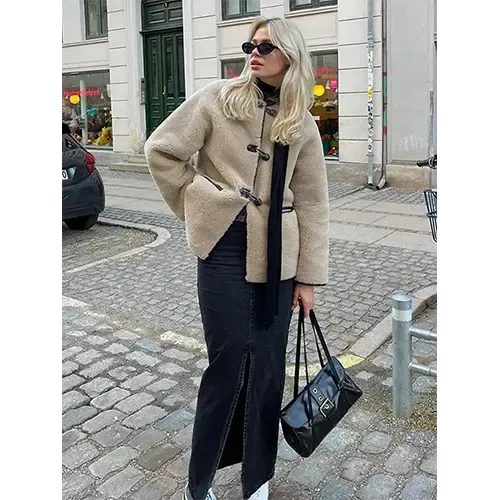 Caroline | Manteau D'hiver Oversize Pour Femme | Chaud