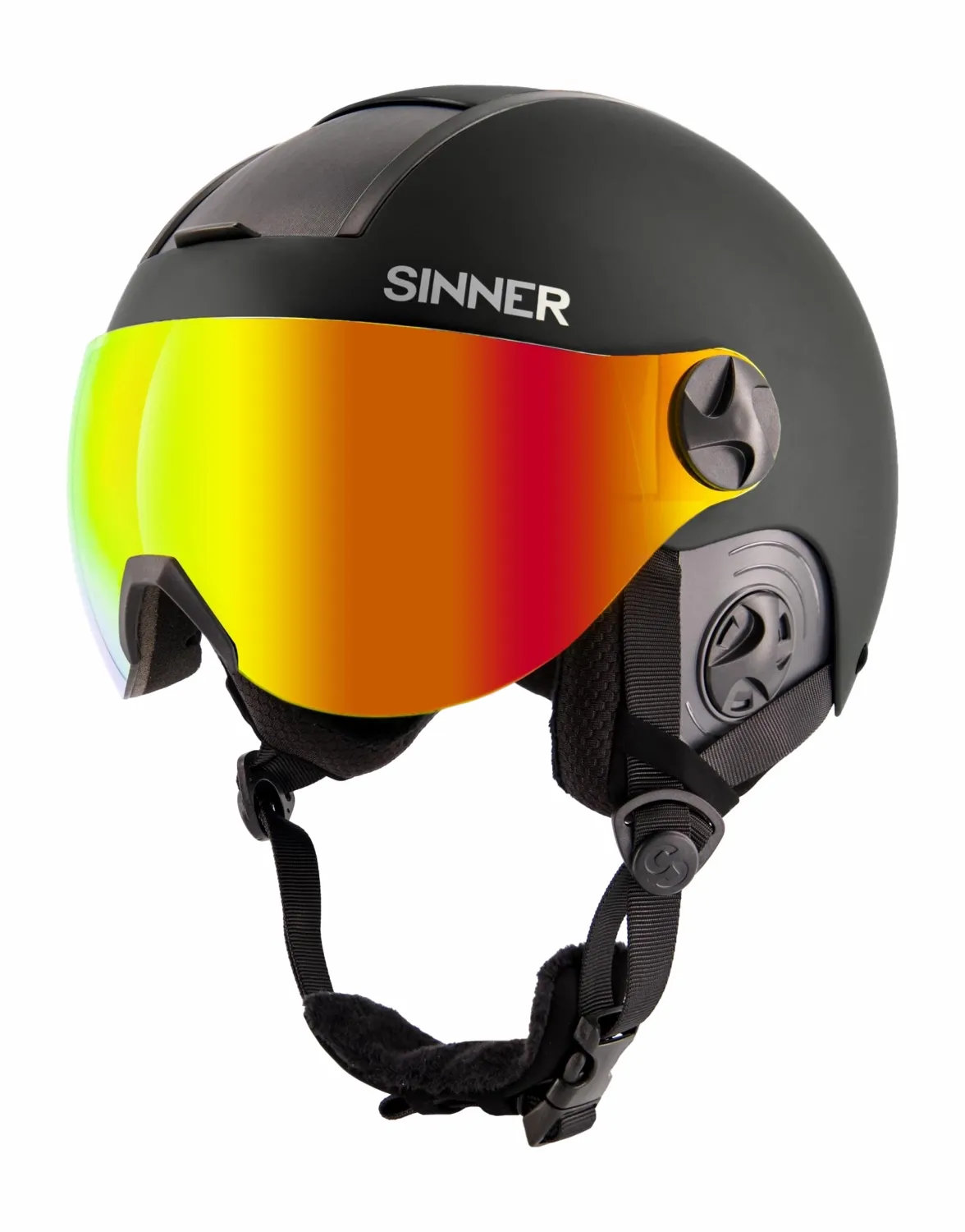 Casque de Ski Sinner Bullit Visor Matte Black