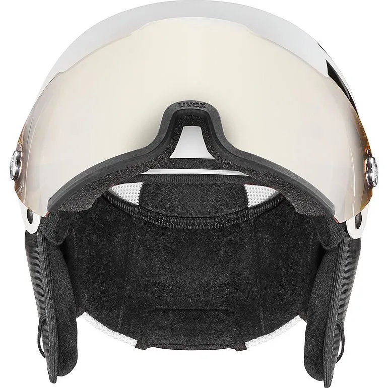 Casque de Ski Uvex Unisex 500 Visor White/Black Mat