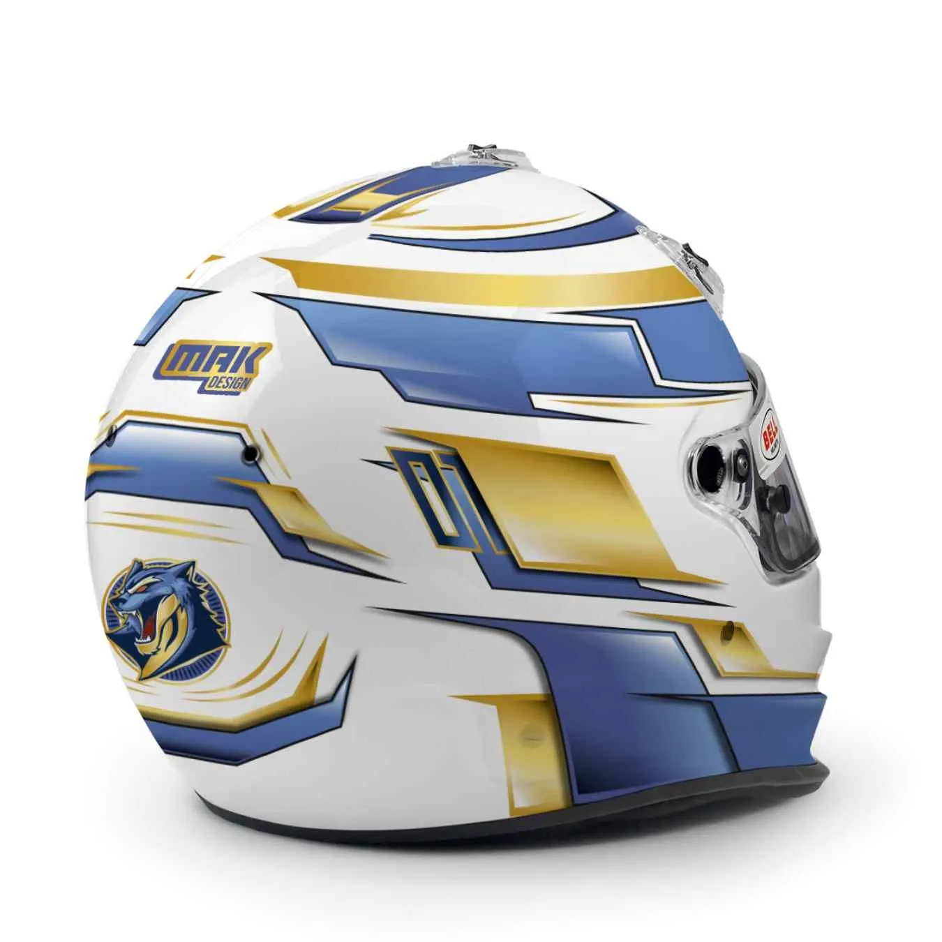 Casque Intégral BELL GP3 SPORT Hans HEMERA FIA 8859 2015