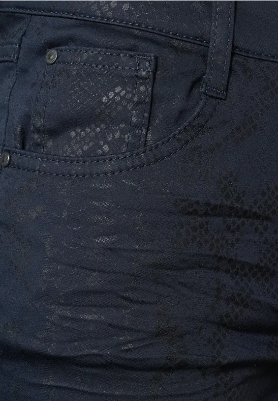 CECIL Pantalon coupe slim avec enduit  - Style VICKY