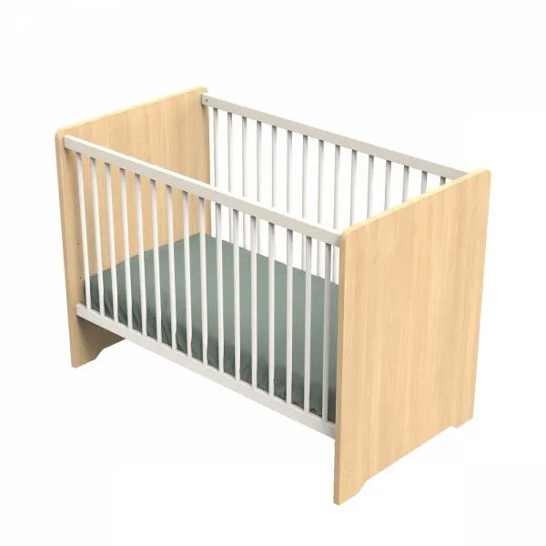 Chambre bébé trio lit 60x120cm + commode + armoire Vanille