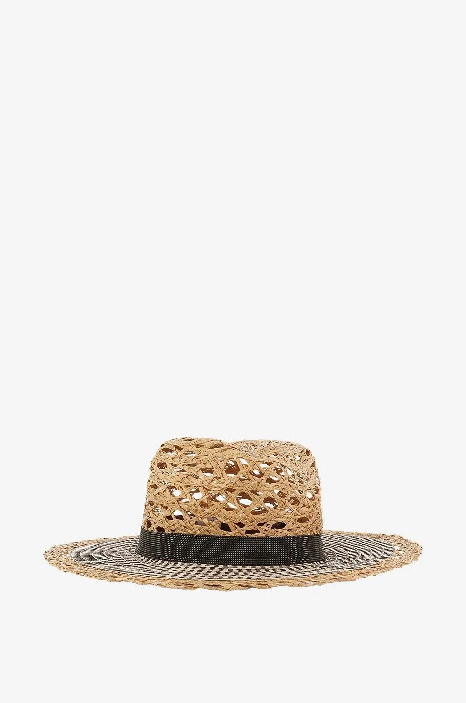 Chapeau borsalino en raphia