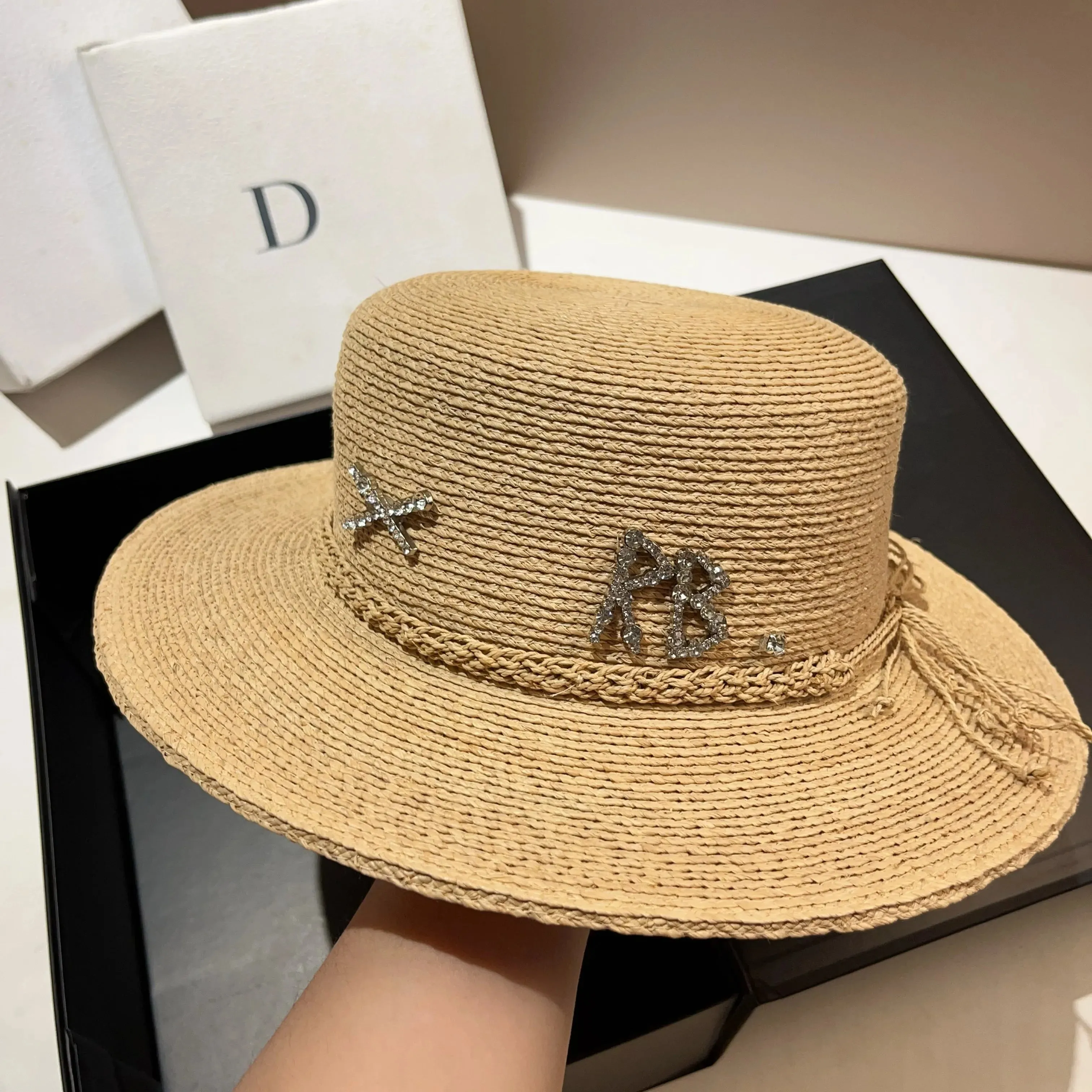 Chapeau de paille naturel