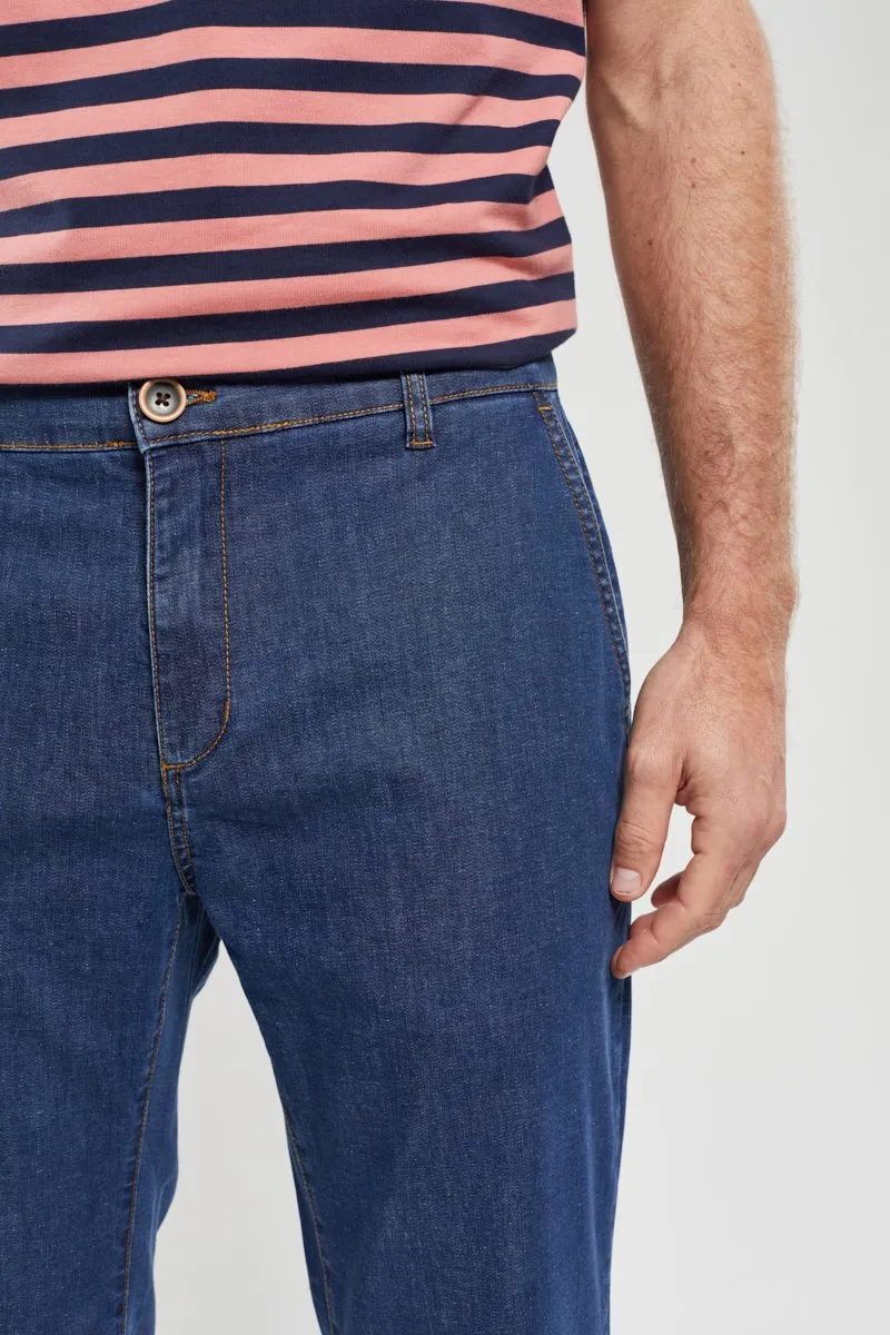 Chino en jean - coton