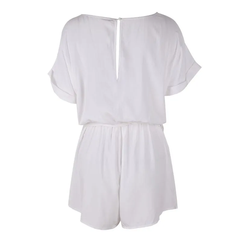 Combinaison Short - Col bateau - Manches courtes