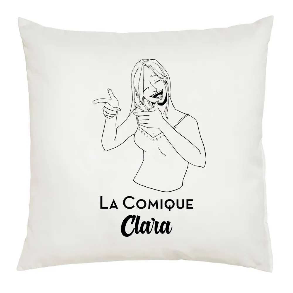 Coussin personnalisé - Les Personnalités