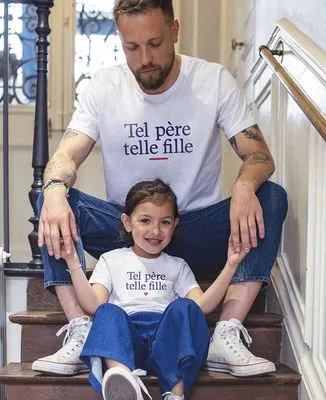Coussin Tel père telle fille