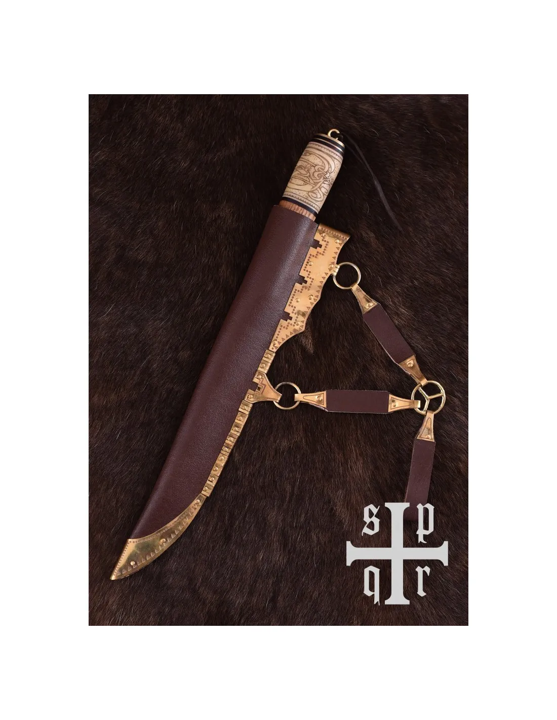 Couteau Viking, Acier Damas ⚔️ Boutique Épées