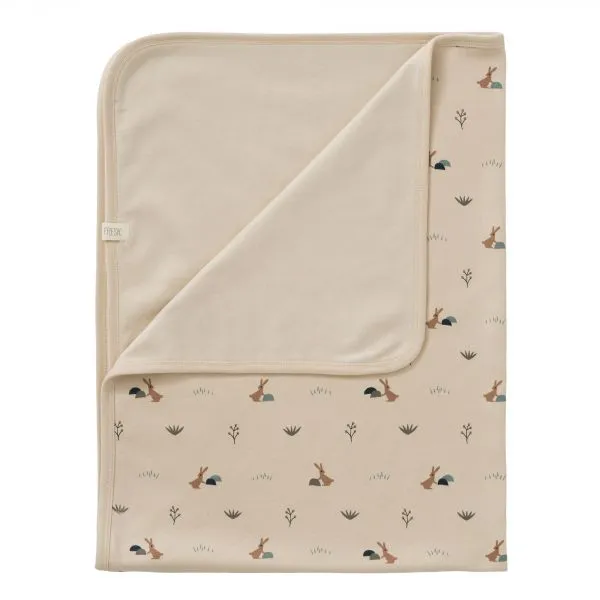 Couverture bébé Rabbit Sandshell - 80 x 100 cm