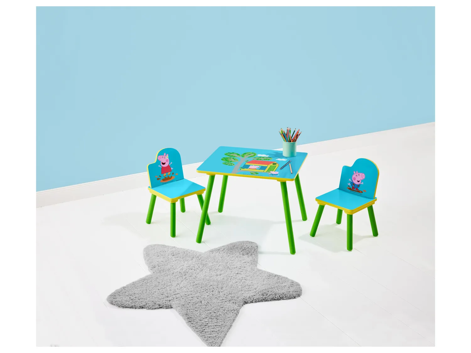 Ensemble de table et chaises pour enfant Peppa Pig