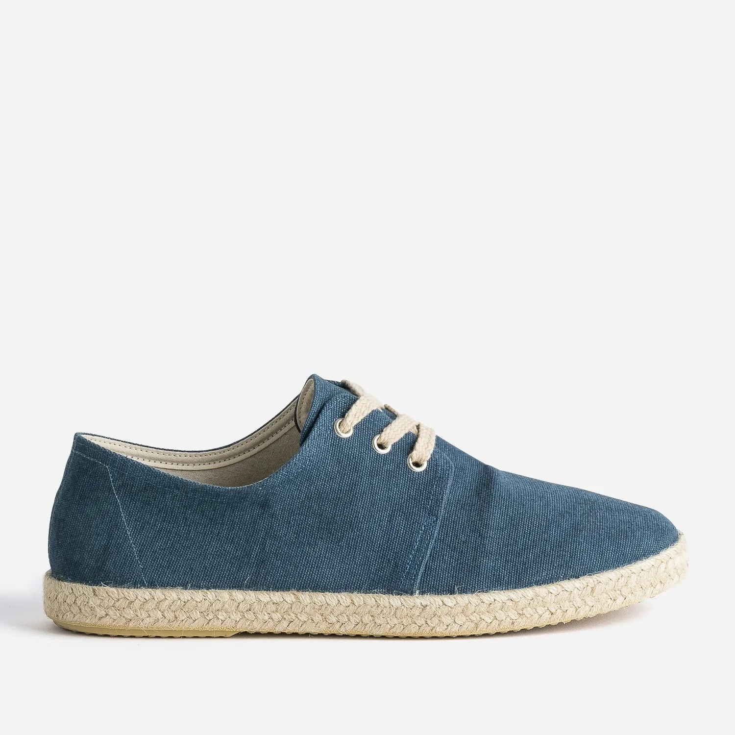 Espadrille bleu marine en toile éco-conçu - Espadrilles Homme | ERAM