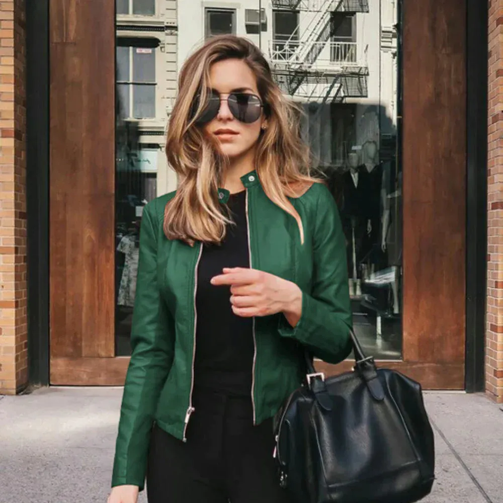 Fridda - Veste en cuir pour femme