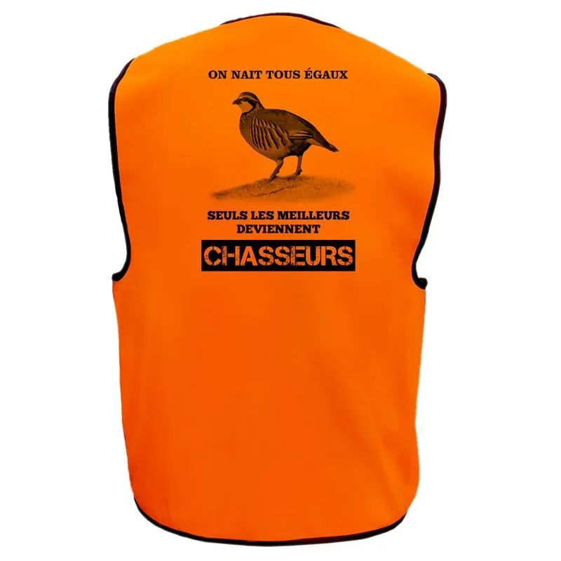 Gilet de chasse Perdrix – On naît tous égaux