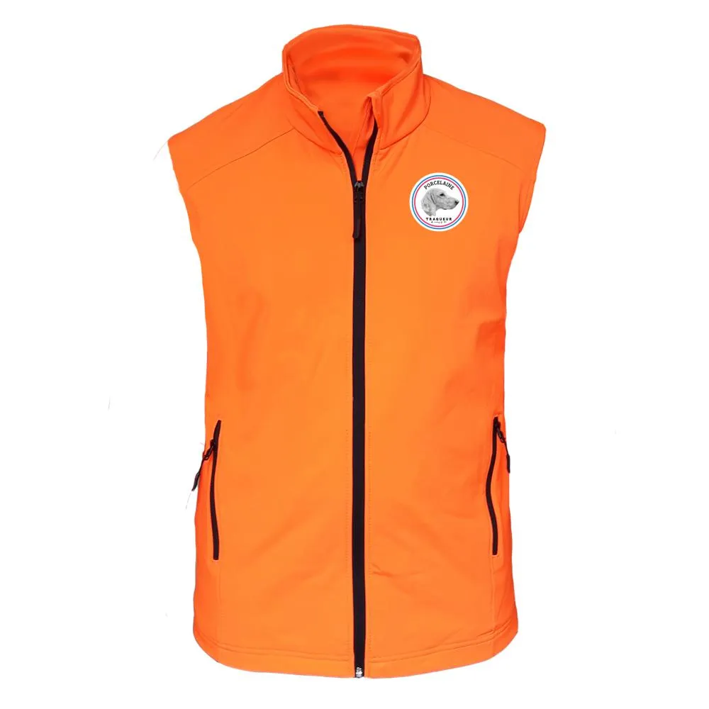 Gilet softshell – Ecusson Porcelaine