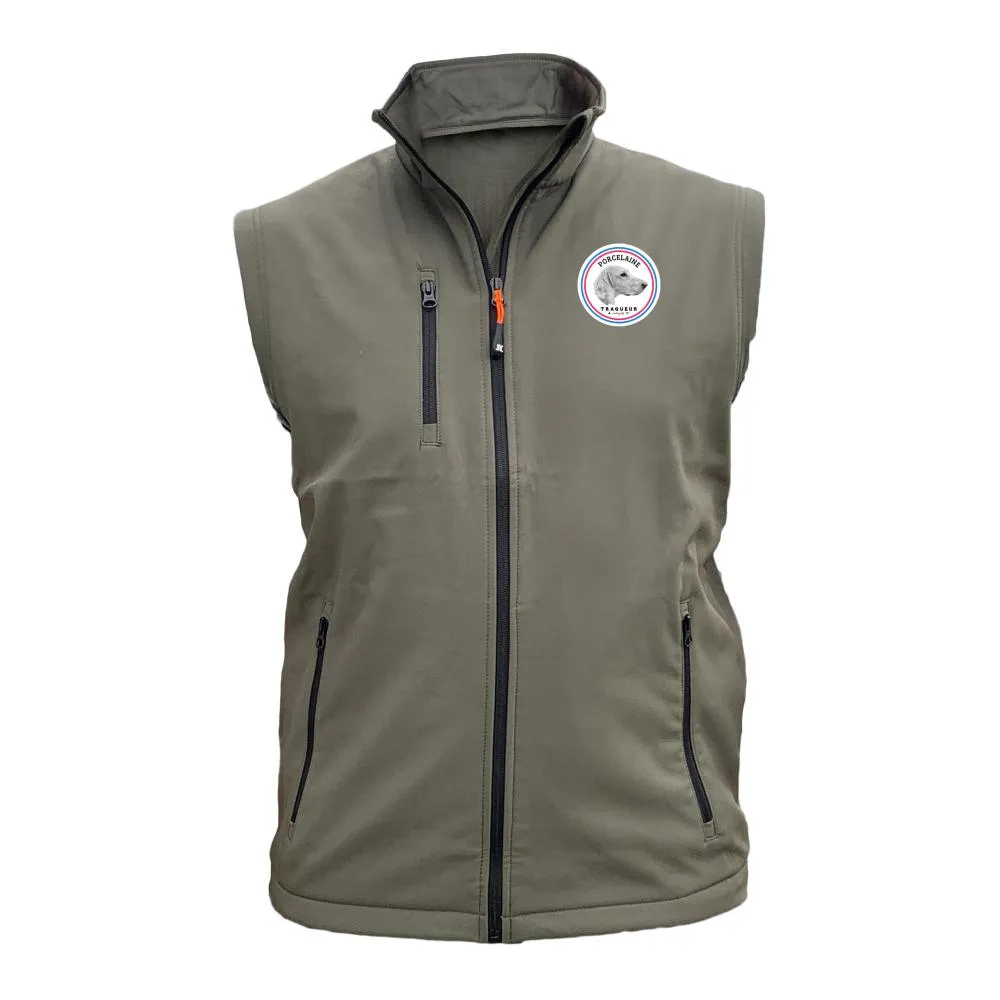 Gilet softshell – Ecusson Porcelaine