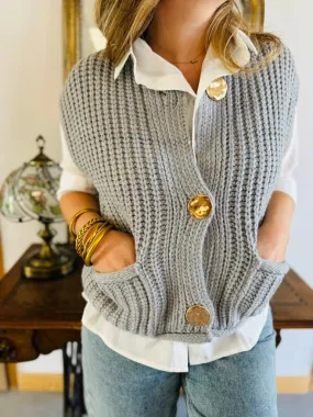 Gilet Victoire  Gris clair