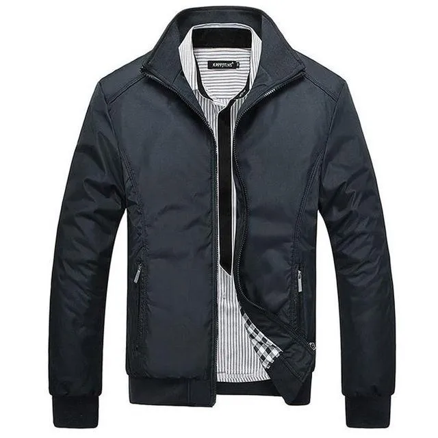 Hommes - Veste d'hiver - Matériau chaud et léger - Élégante veste slim