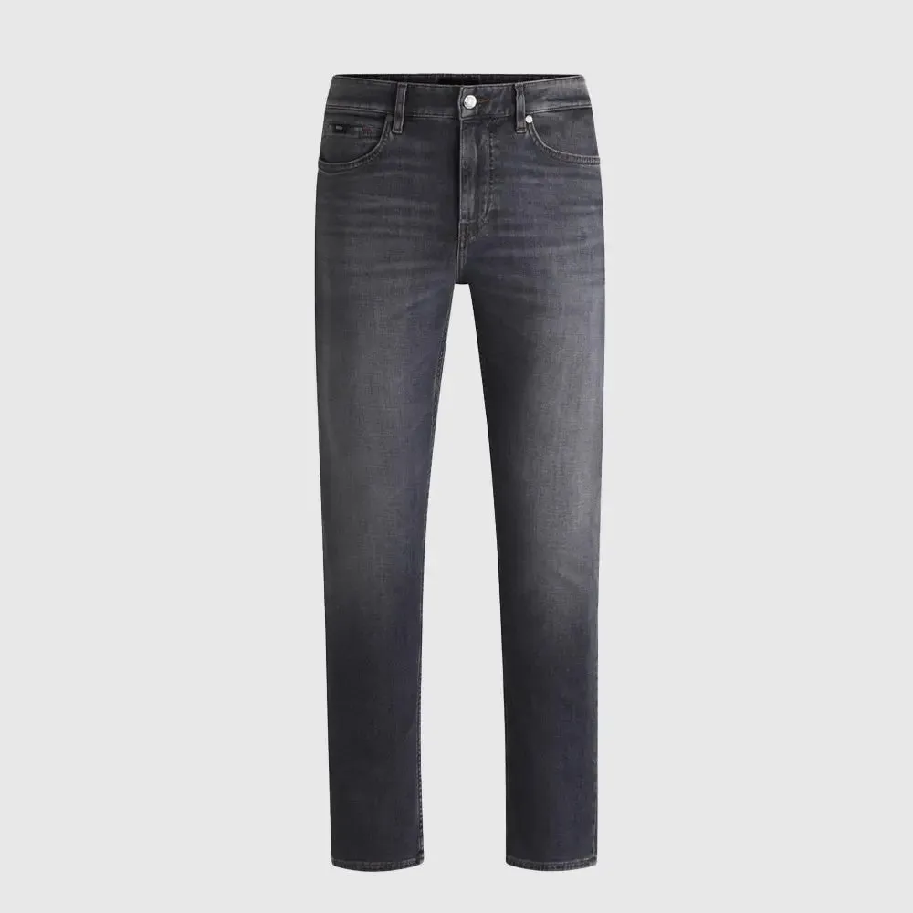 Jean Slim en doux denim gris