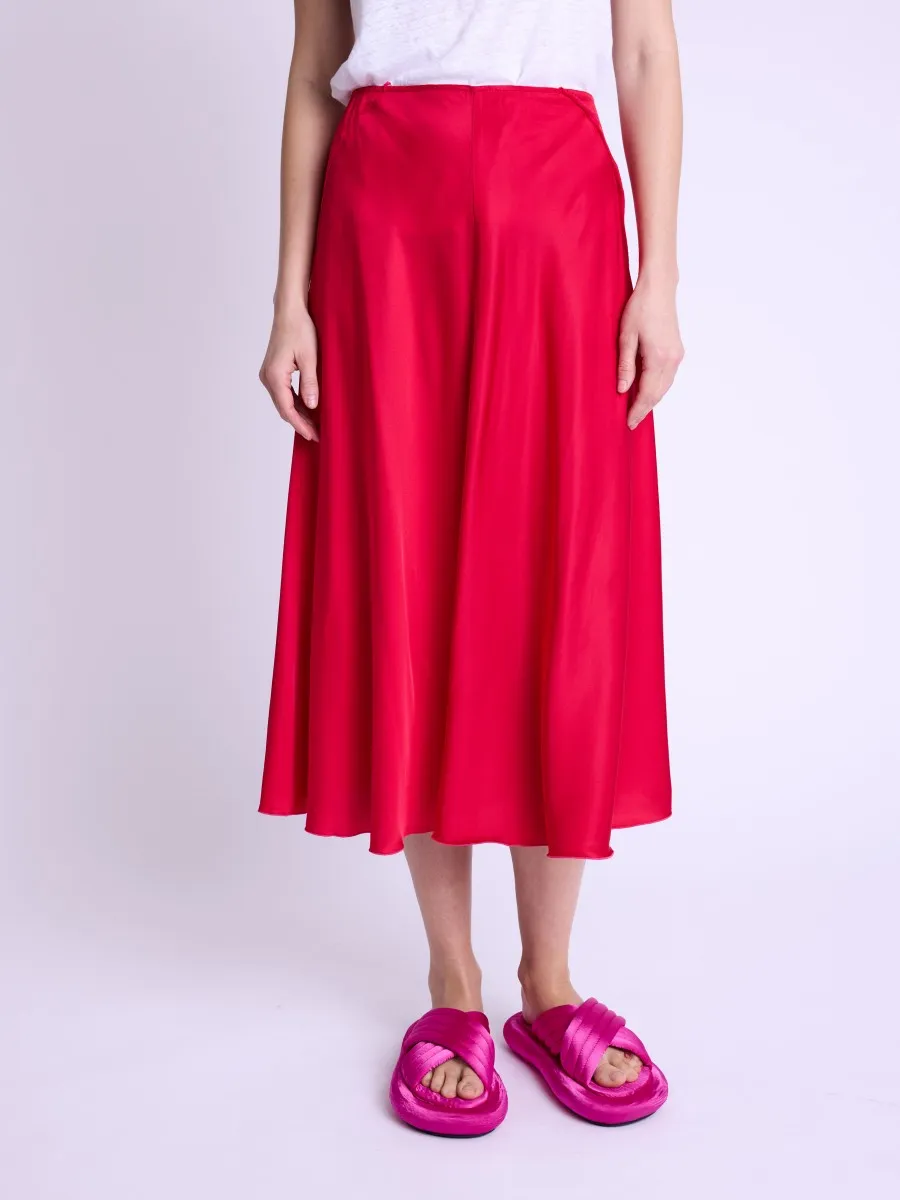 JOCELYN | Jupe longue fuchsia