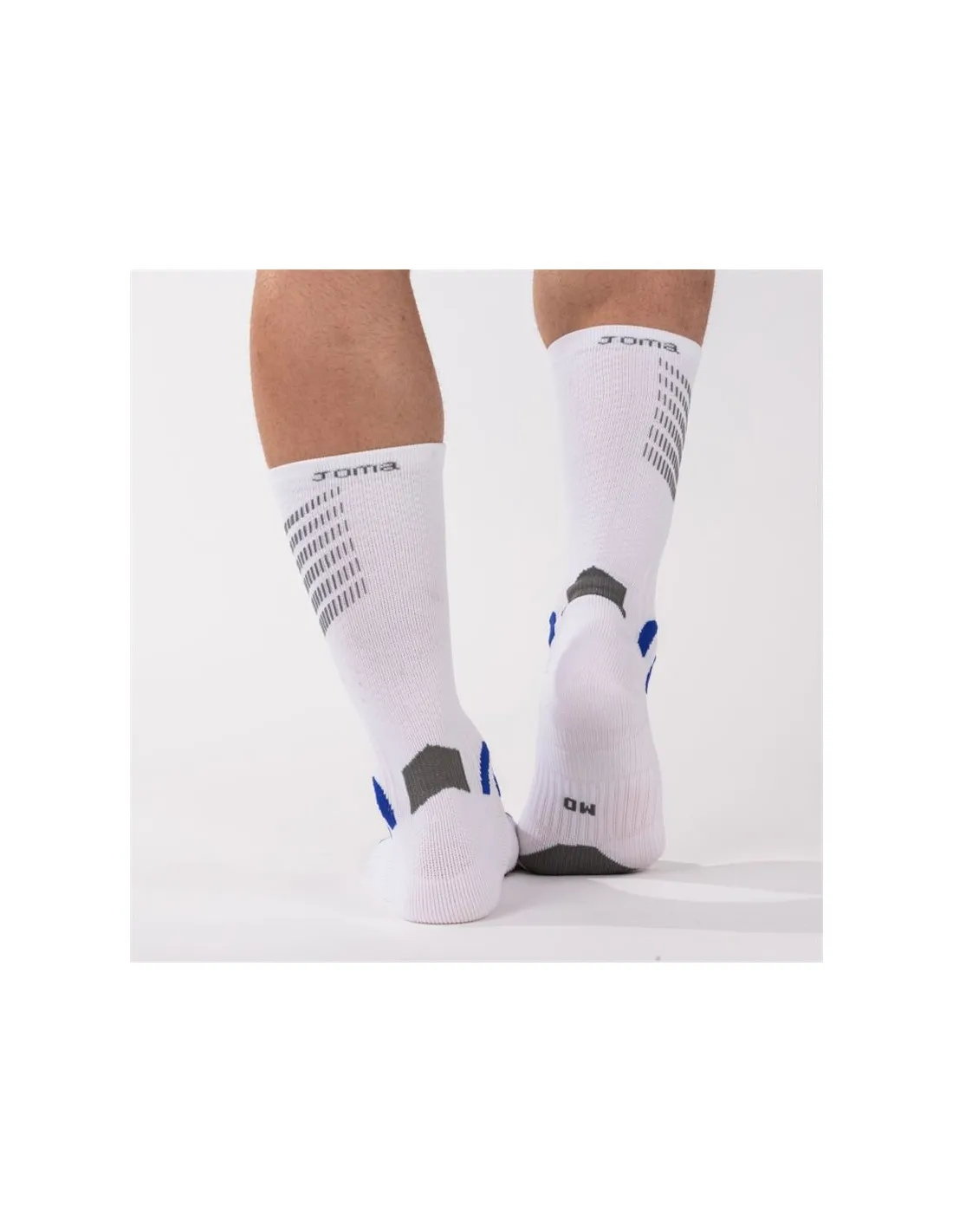 Joma Pack Chaussettes de compression moyennes blanches 12