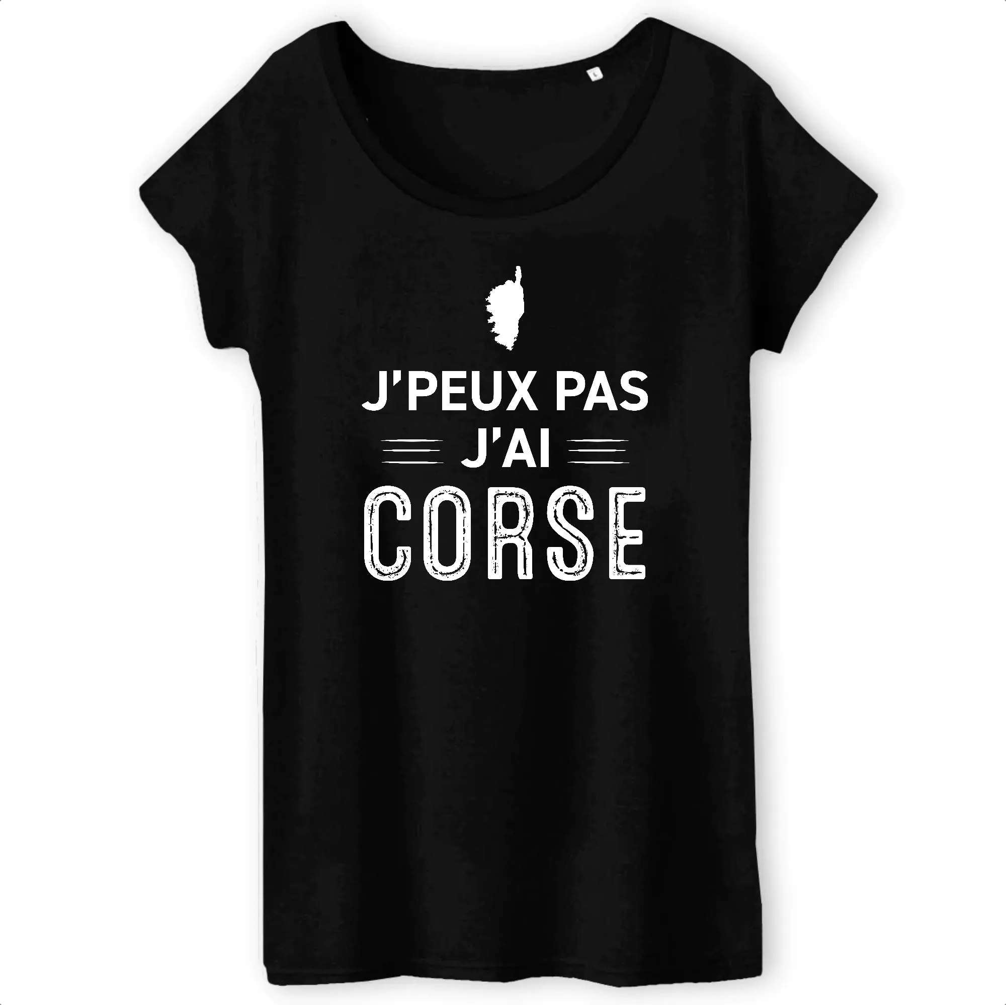 J'peux pas j'ai Corse - T-shirt Femme Coton bio - imprimé FR