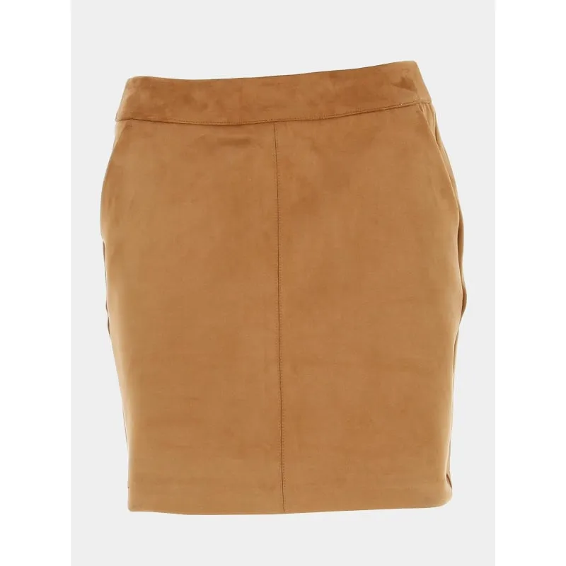 Jupe courte en simili-cuir rowe noir femme - Jjxx | wimod