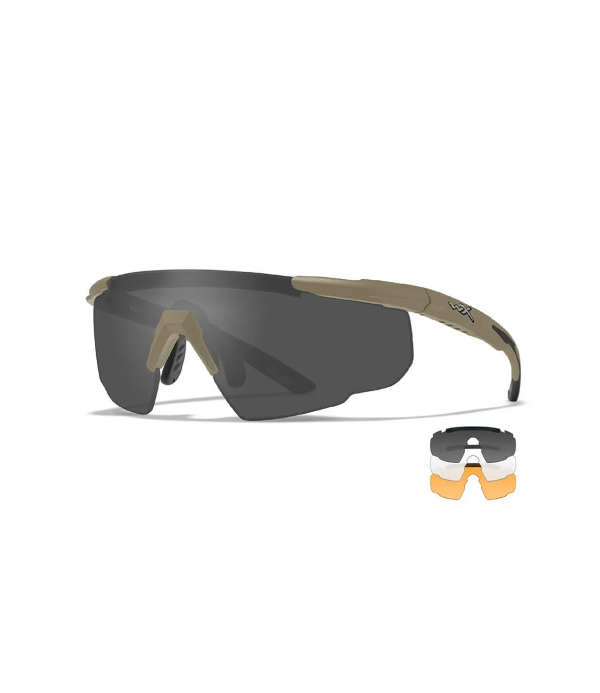 Lunettes balistiques Saber Adv. tan - Wiley x