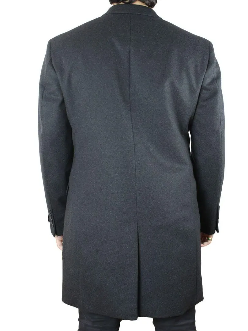 Manteau croisé Luxe Kebello - gris anthracite