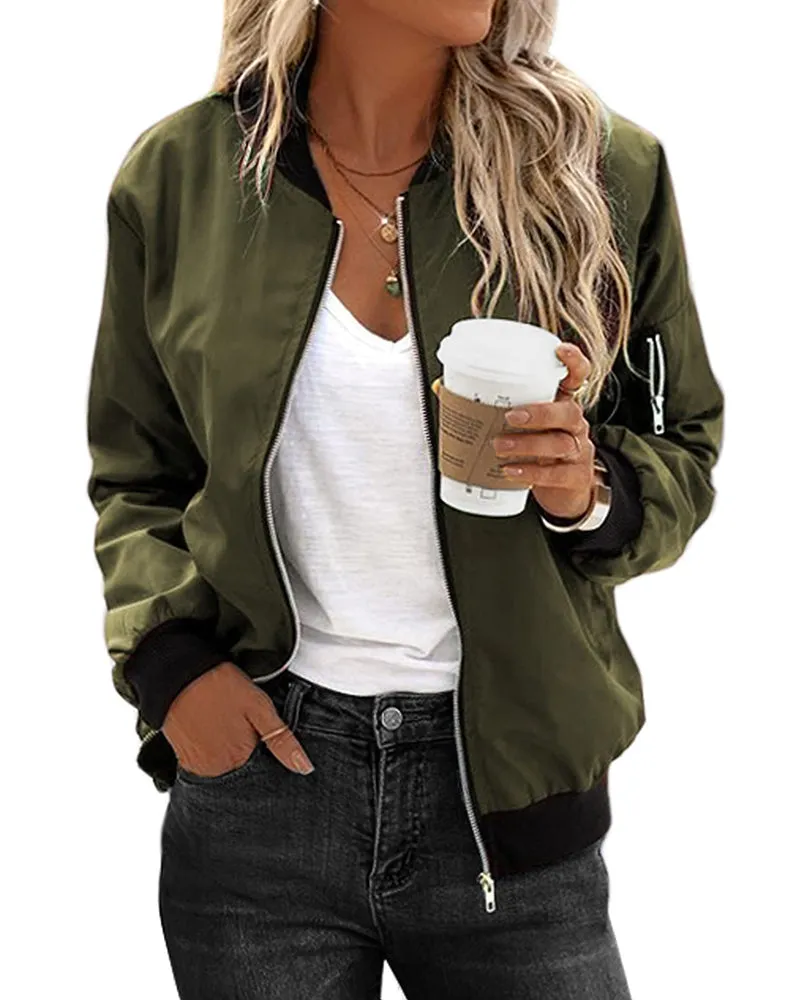 Marina - Blouson aviateur classique pour femme