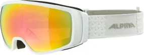 Masque de Ski Alpina Double Jack Q-Lite White Matt Rainbow