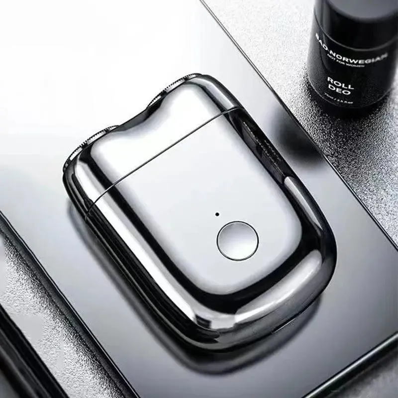 Mini rasoir électrique portable à double tête étanche
