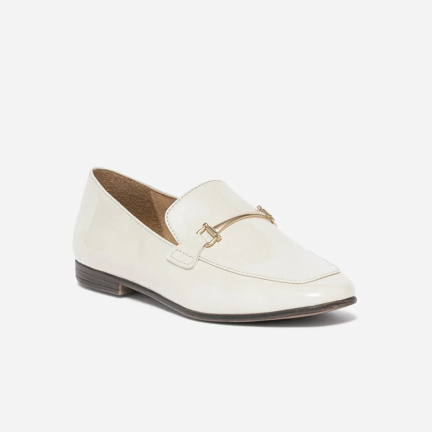Mocassin écru verni - Mocassins / Slippers Femme | ERAM
