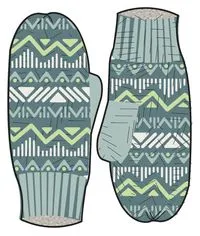 Moufles doublées en polaire recyclée Nettle - Arctic
