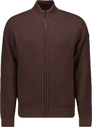 No Excess Cardigan Zipper Marron 21230964-040 commander en l
